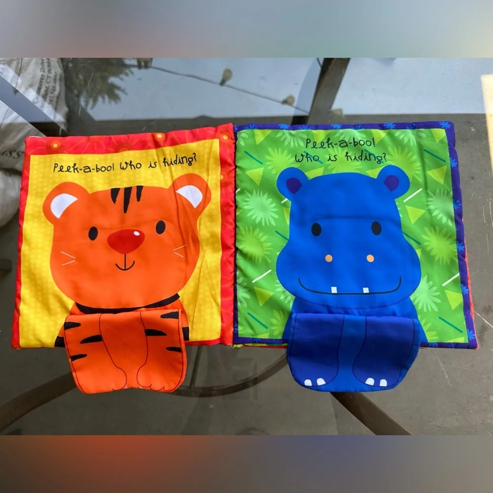 Play Peek-A-Boo Jungle Animals Cloth Book